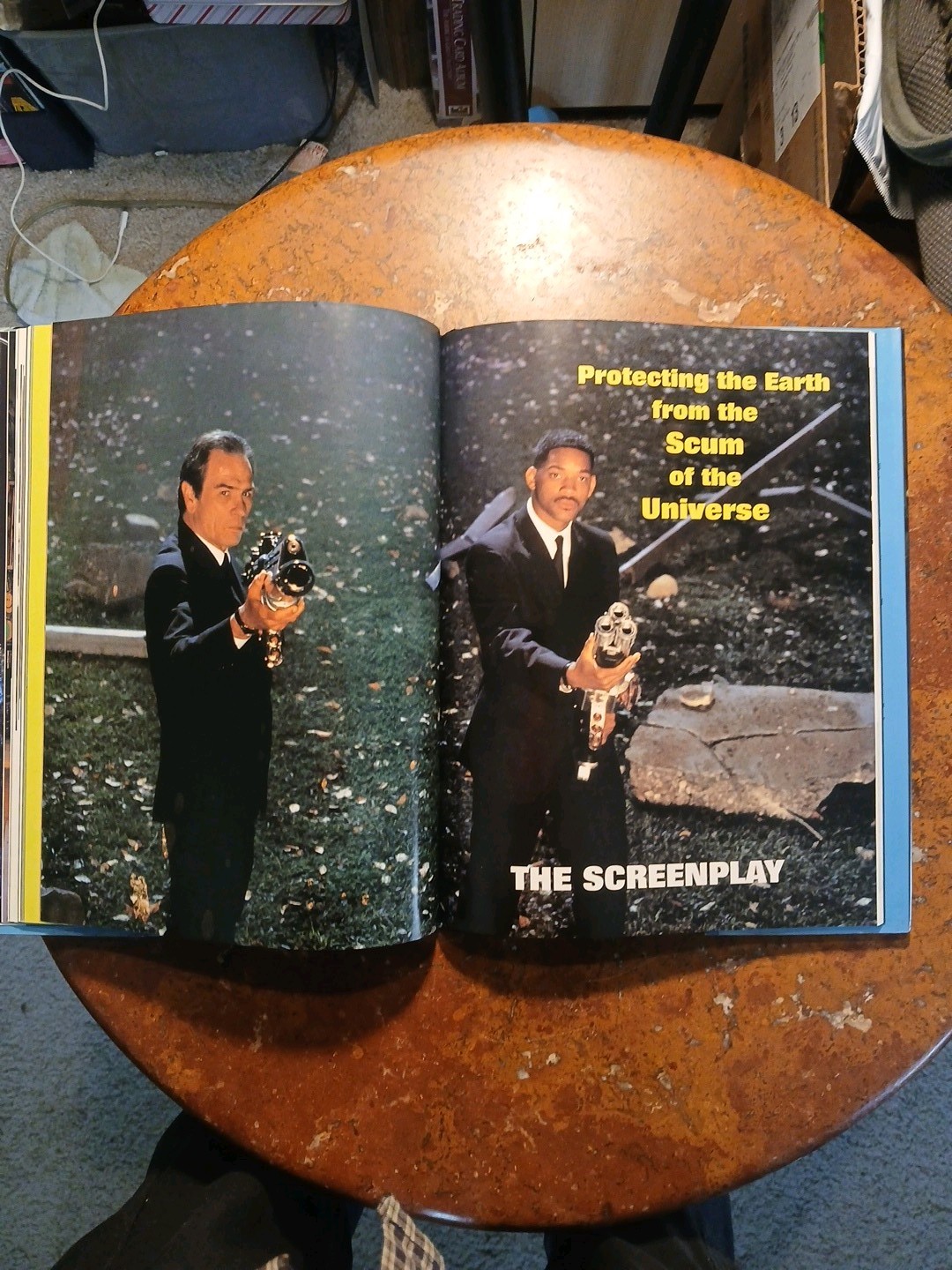 MEN IN BLACK- The Script And The Story Behind The Film- 1st Ed. HC/DJ EX-LIBRIS