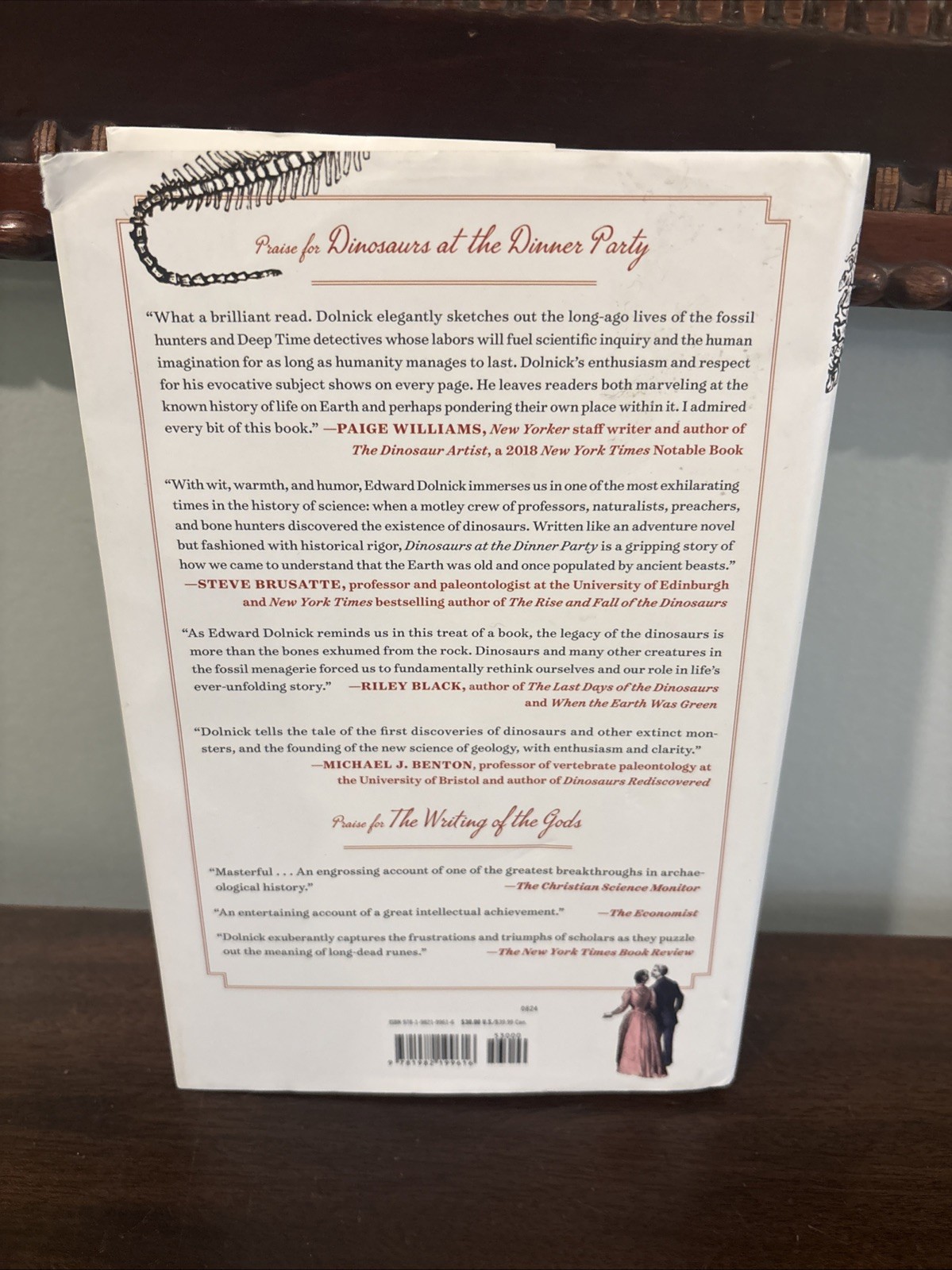 Dinosaurs at the Dinner Party: How – Hardcover, by Dolnick Edward – Very Good u