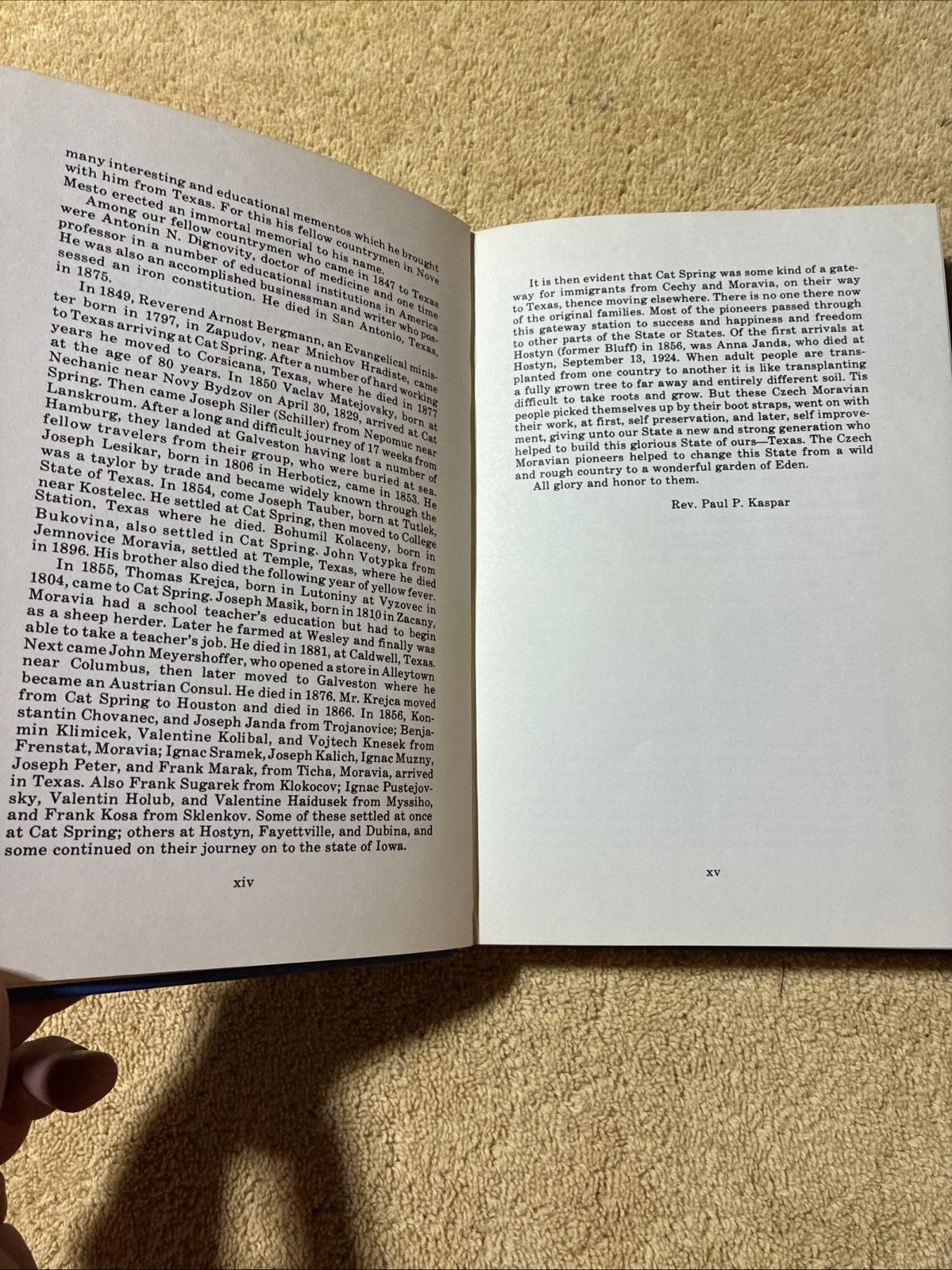 A History of the Czech-Moravian Catholic Communities of Texas – SIGNED
