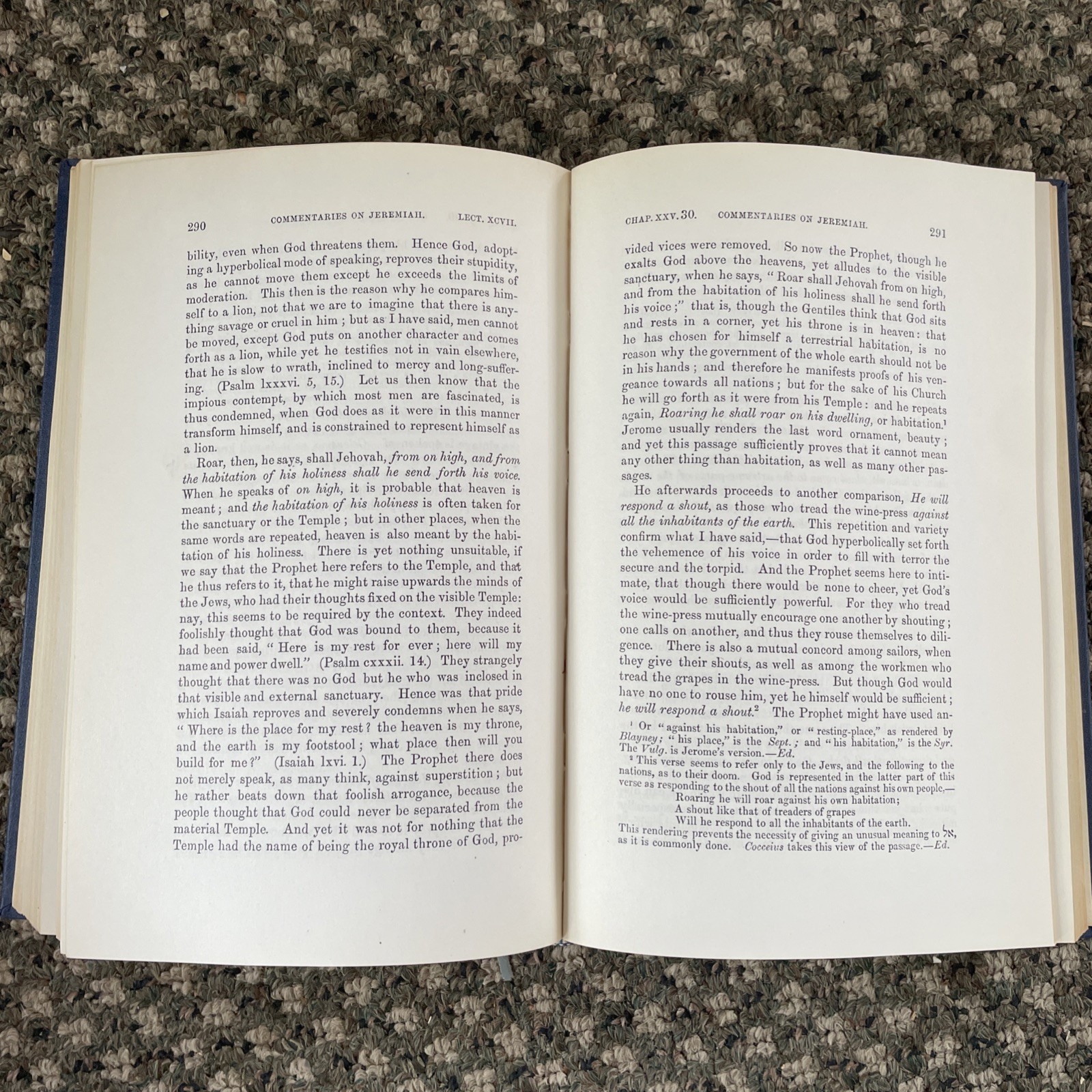 Calvin’s Commentary on Jeremiah 5 Volume Set Eerdmans 1950 Hardback