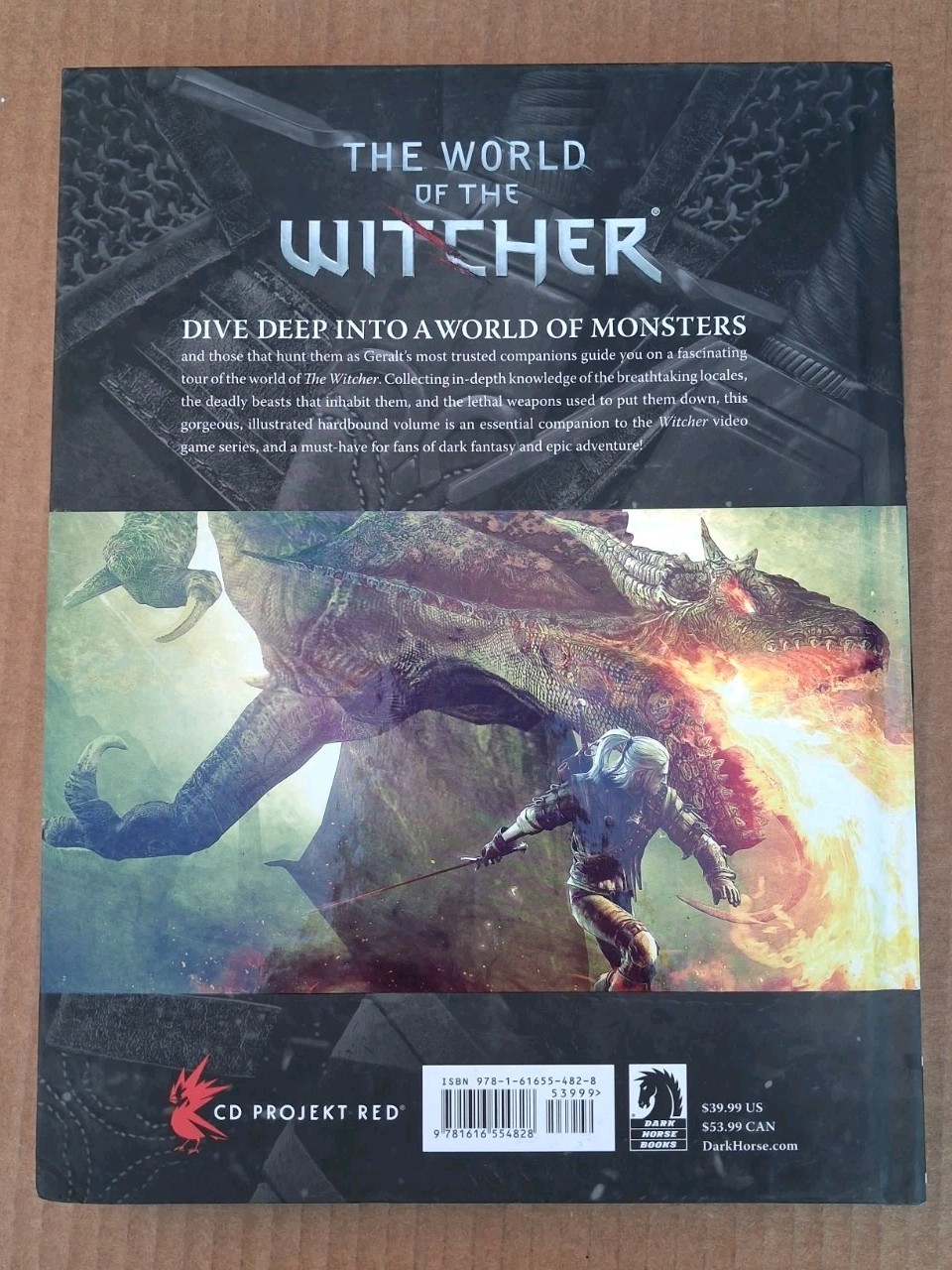 The World of The Witcher Video Game Compendium. Hardcover Book USA SHIPPING