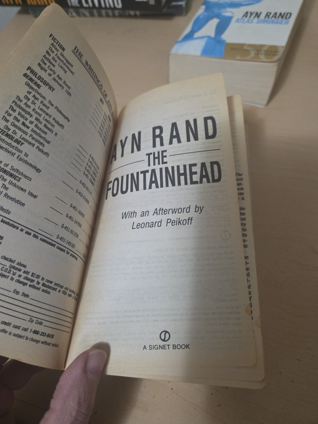 Lot Of AYN Rand books