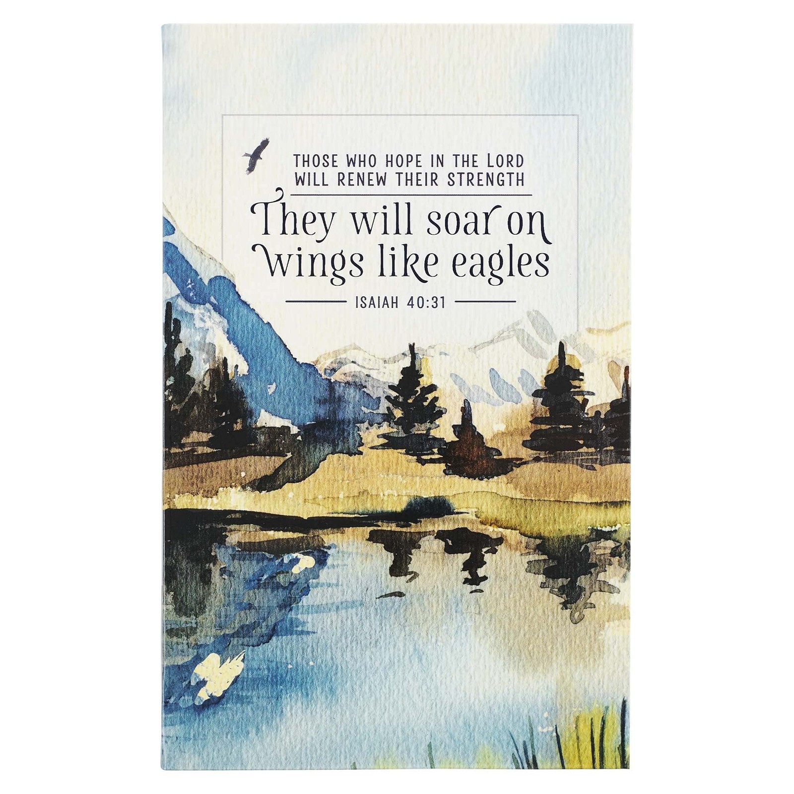 Christian Art Gifts Scripture Journal Soar on Wings Like Eagles Isaiah 40:30…