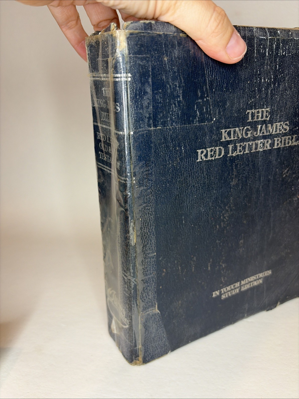 The King James Red Letter Bible In Touch Ministries Study Edition, W/ Dividers