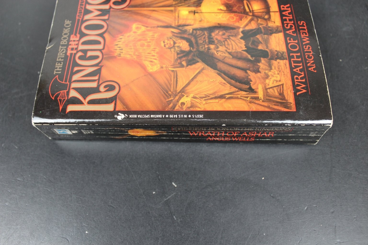Wrath of Ashar Angus Wells 1990 Fantasy Bantam Spectra Book PB