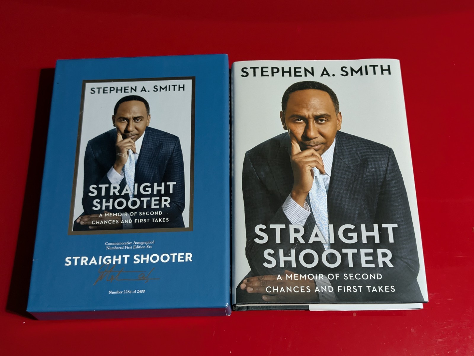Stephen A. Smith Signed Straight Shooter Limited 1st Ed #2284/2400 COA