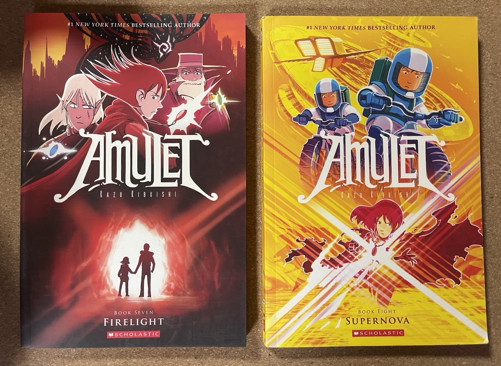 AMULET Kazu Kibuishi #1-8 Box Set Collection, Graphic Scholastic, 1st Edition
