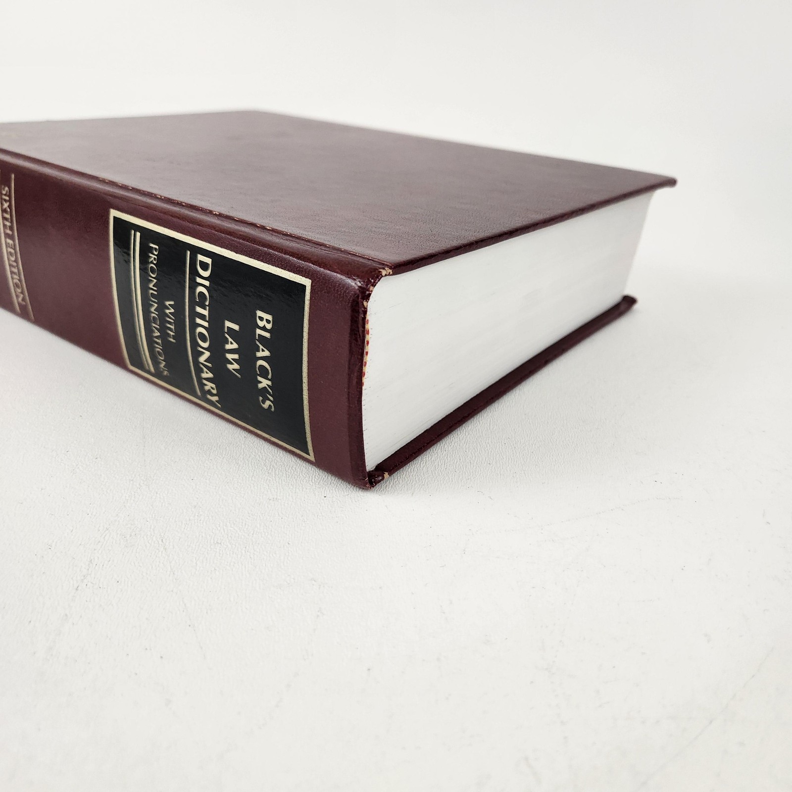 Vintage Black’s Law Dictionary With Pronunciations Henry C Black Ewtn Maroon HC