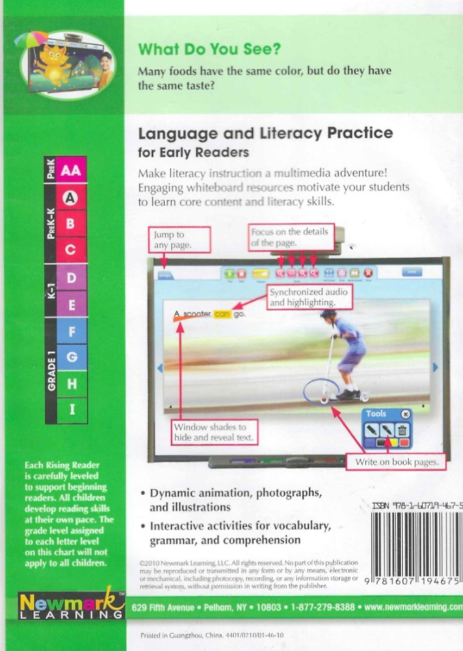 Interactive Whiteboard, Hard or Soft NEW! Science Vol. 1 Newmark Learning