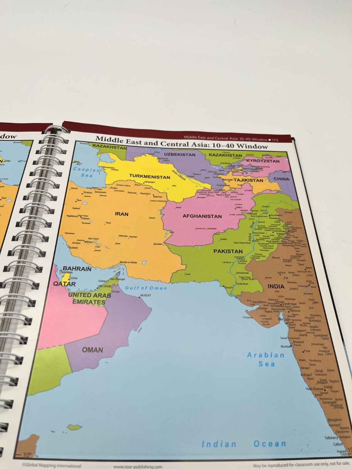 Rose Book Of Bible Charts Maps Timelines Spiral Bound Christian Study Guide