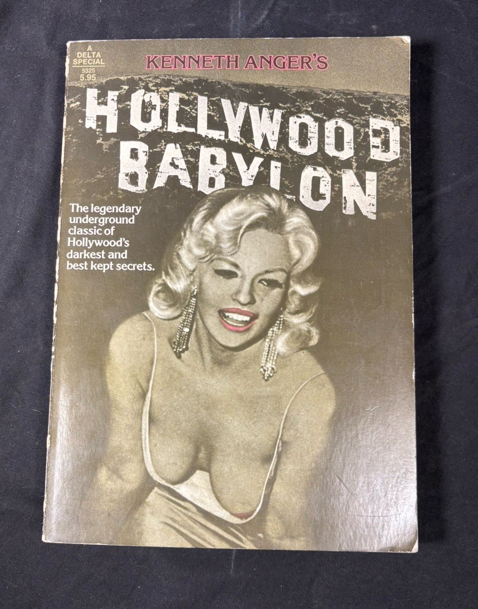 Kenneth Anger Hollywood Babylon 1976 First Delta Printing Cult Cinema Paperback