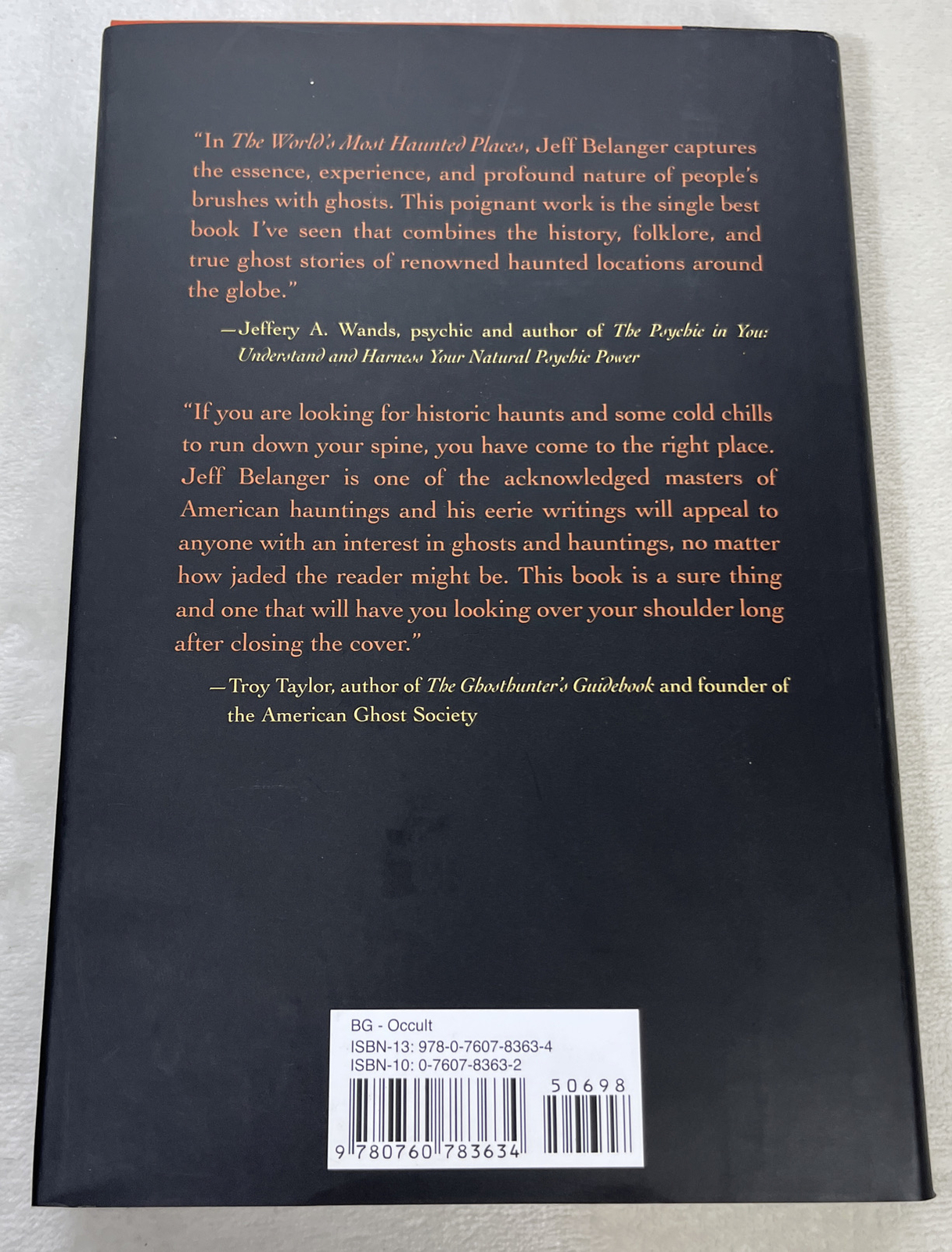 World’s Most Haunted Places Jeff Belanger Hardcover 2007 Fall River