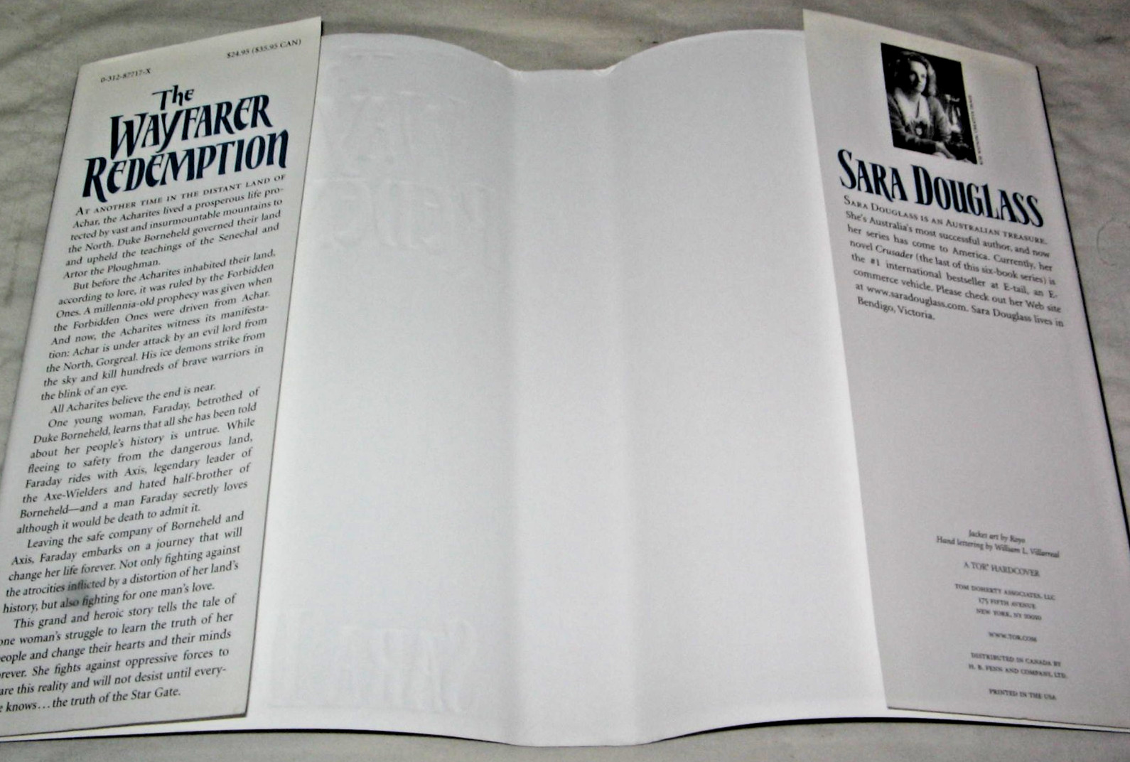 WAYFARER REDEMPTION Book #1 by SARA DOUGLASS 1st U.S edition 2001 HC DJ Fantasy