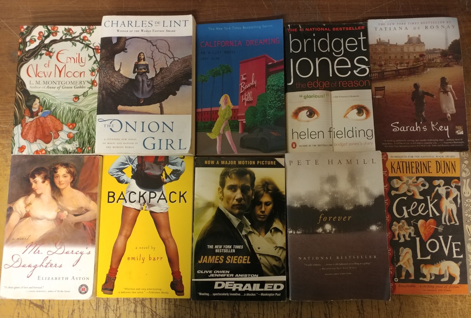 Lot of 20 Large Trade Literature Fiction Paperback BestSeller UNSORTED Mix Books
