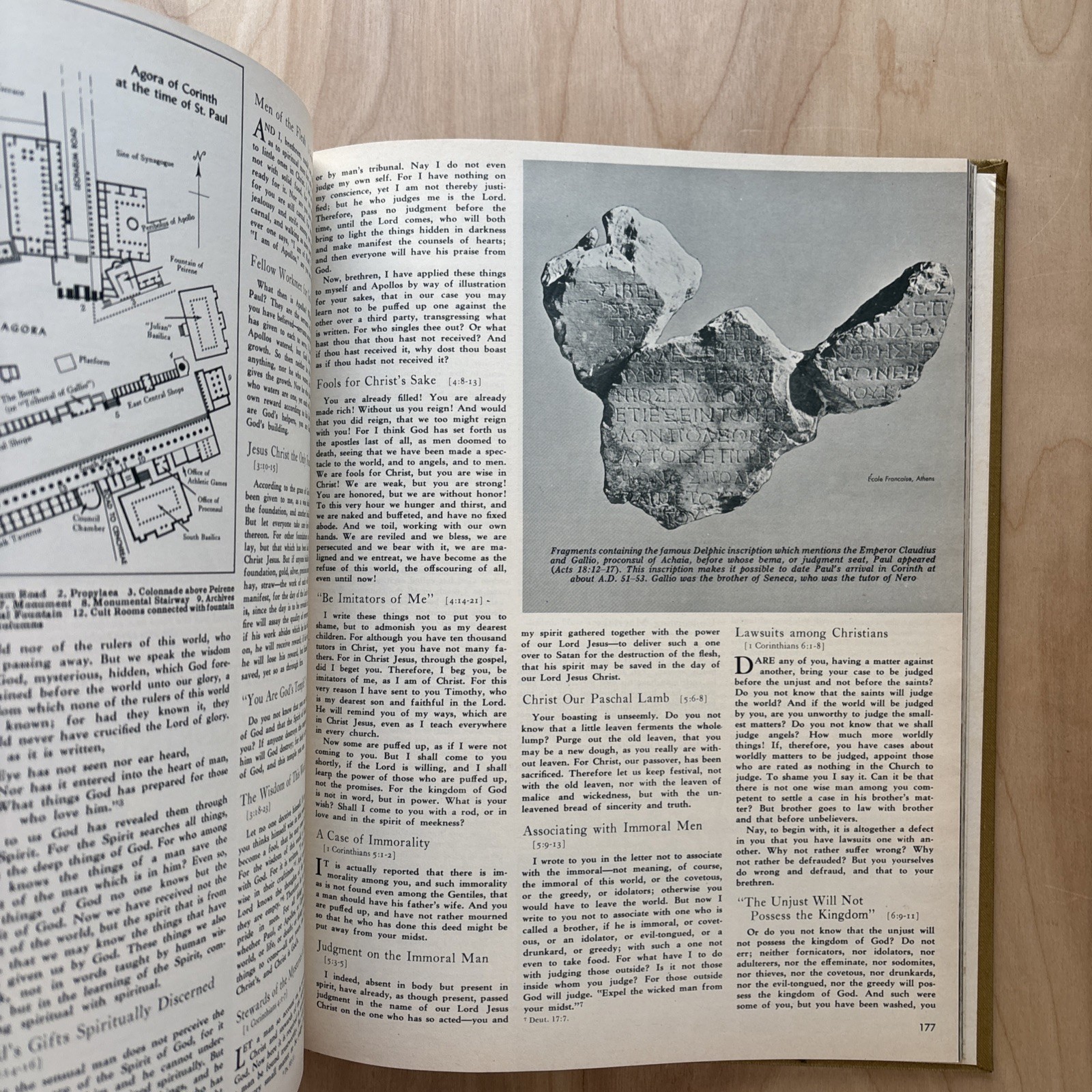 Illustrated New Testament 1964 Vtg Hardcover Liturgical Press Catholic