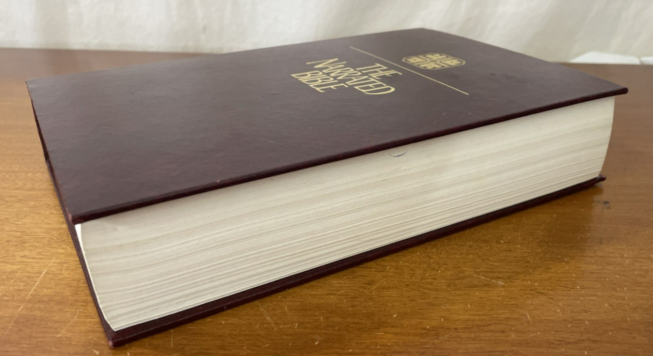 Narrated Bible in Chronological Order by F. LaGard Smith 1984, Hardcover- Good