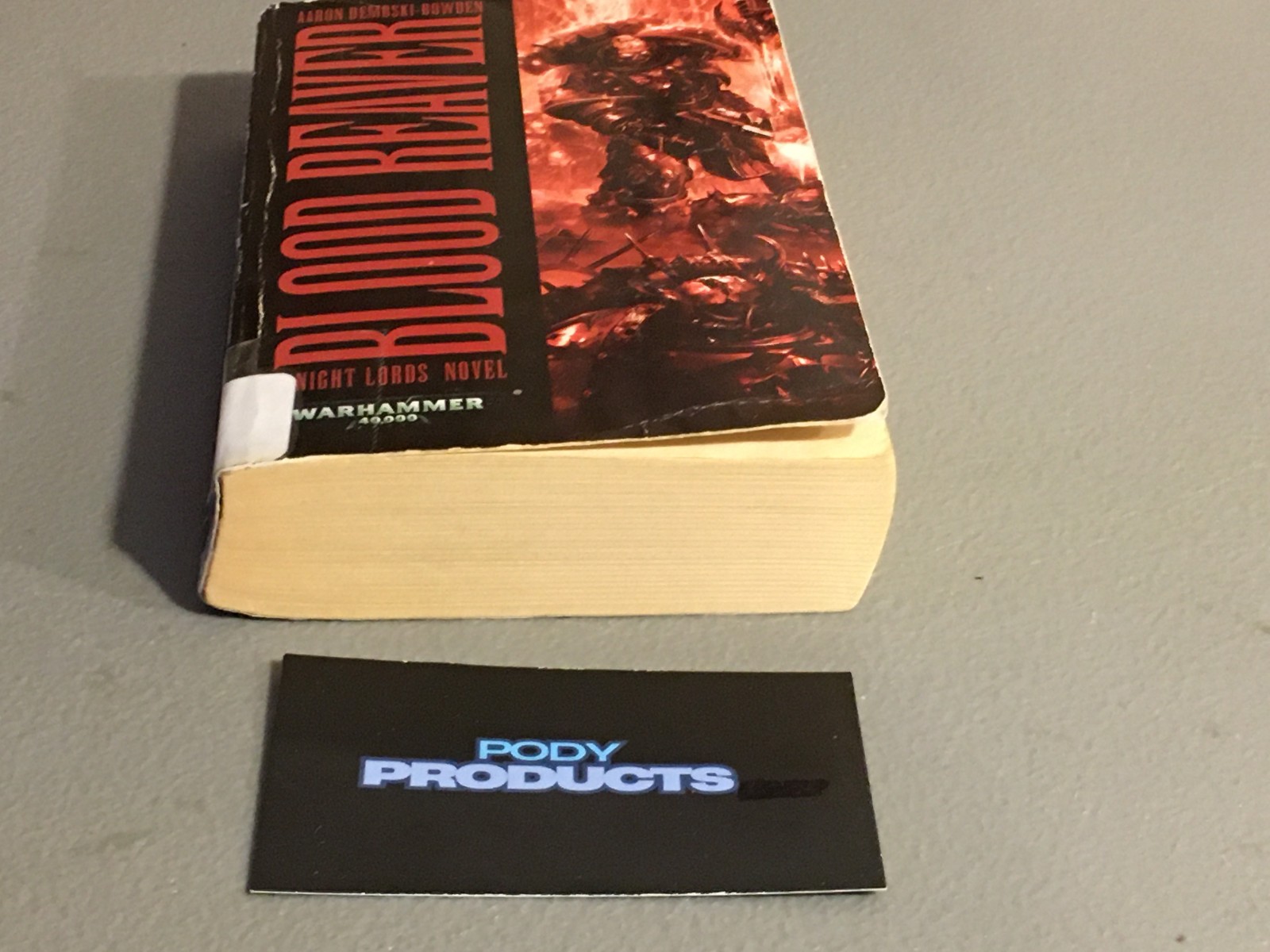 BOOK NOVEL BLOOD REAVER BY AARON DEMBSKI-BOWDEN USED PAPERBACK
