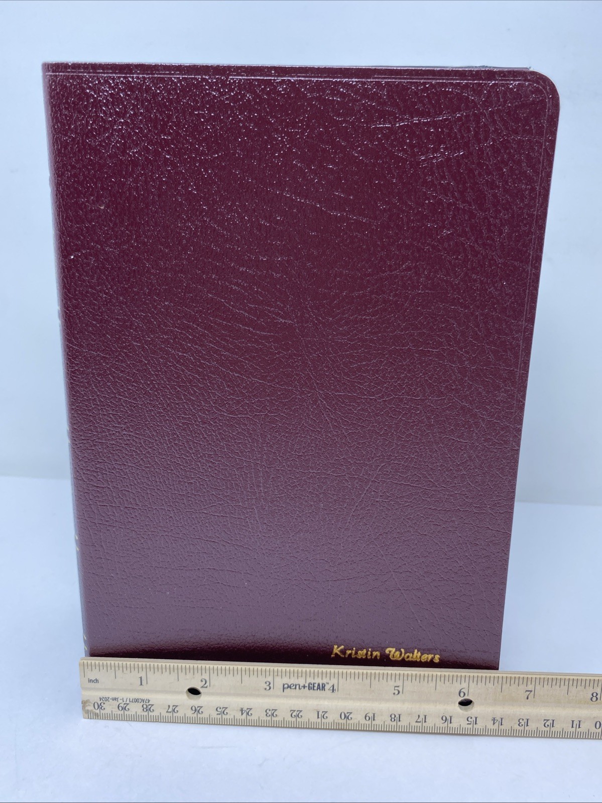 Student Bible NIV 1984 Burgundy Bonded Leather 2006 Print Clean Pages Box