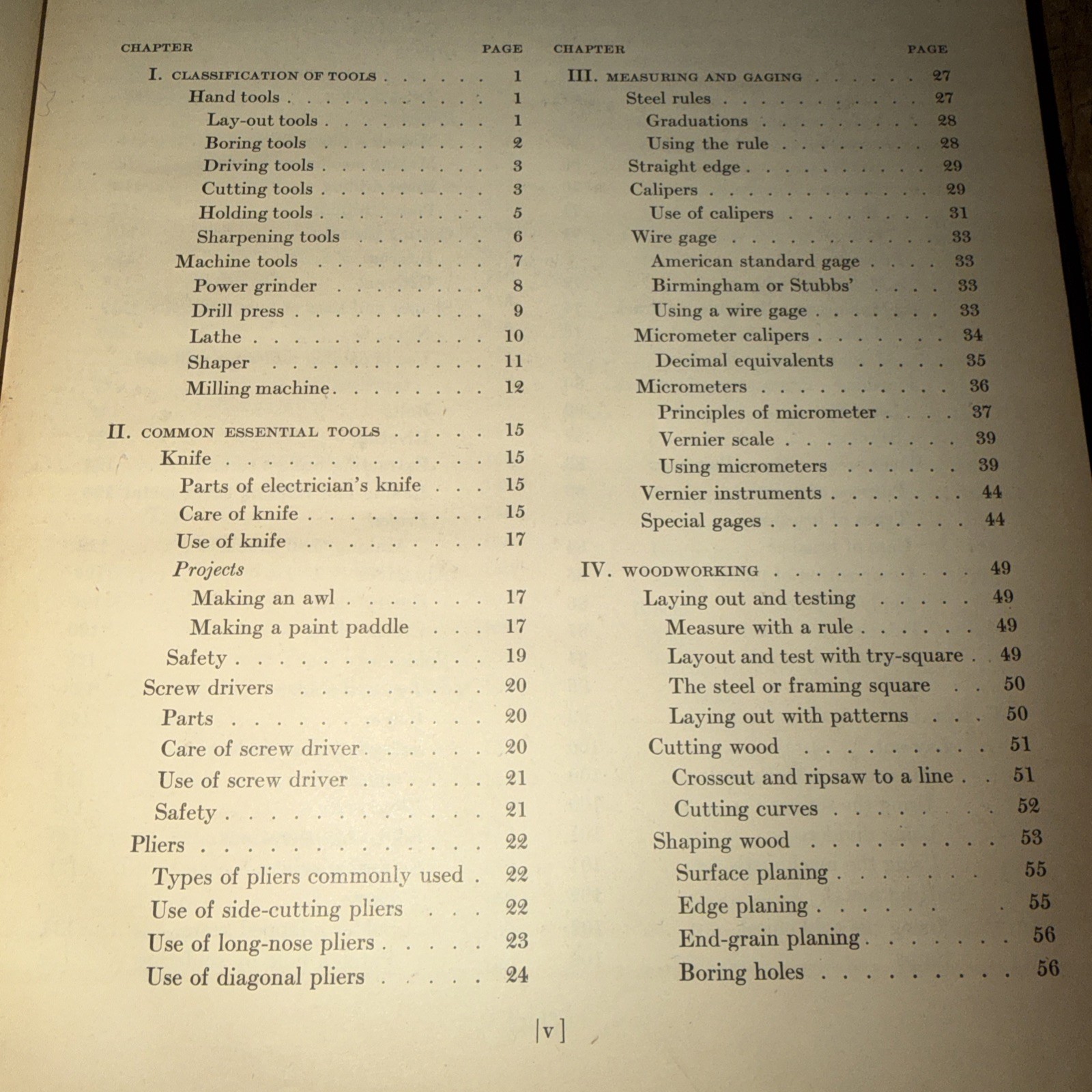 Fundamentals of Shopwork by William H. Johnson & Louis V. Newkirk 1943, HC War