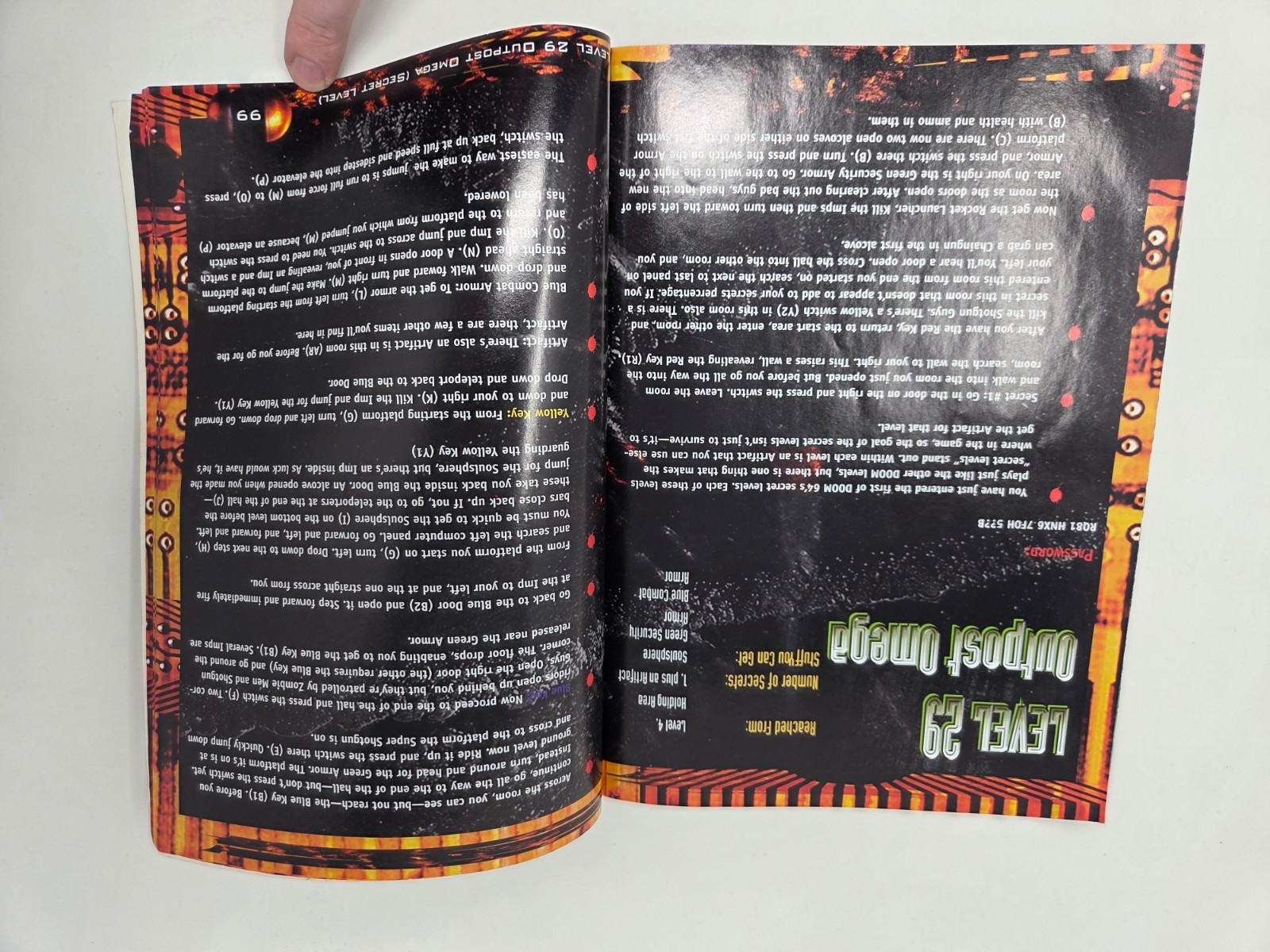 1997 DOOM 64 AUTHORIZED STRATEGY GUIDE BRADYGAMES NINTENDO 64 MAPS CHEATS