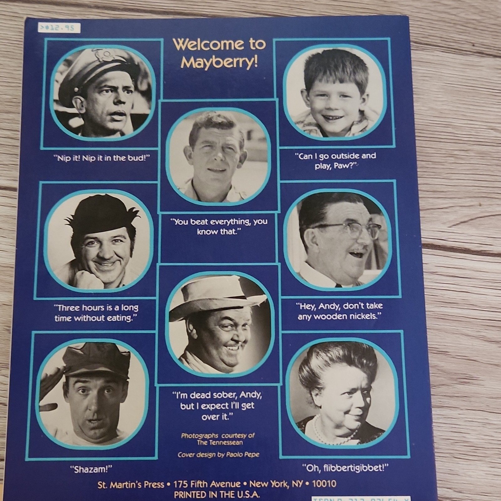 The Andy Griffith Show Book by Ken Beck & Jim Clark Signed Inscribed Paperback