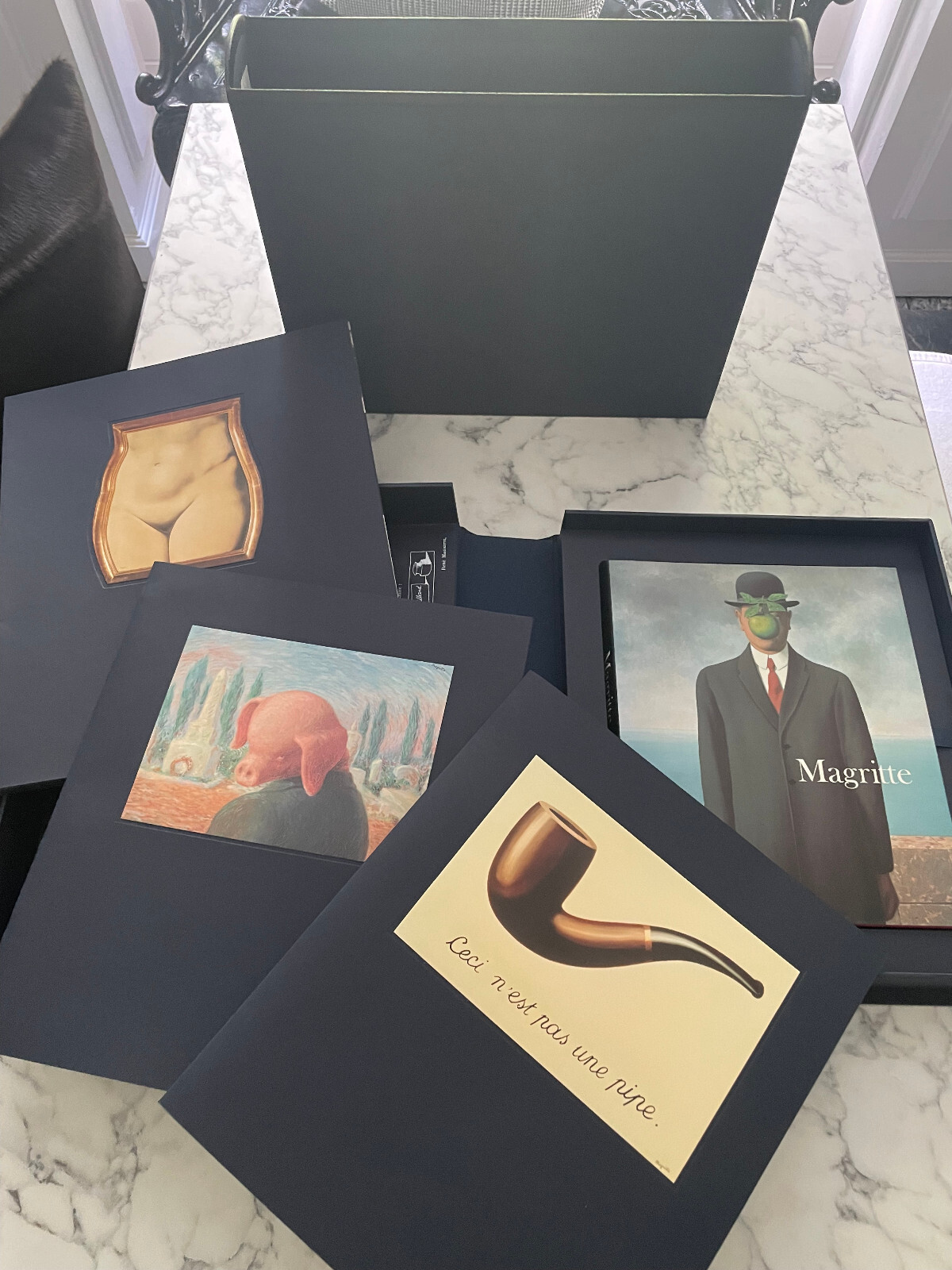 NEW MINT RARE DELUXE LTD ED #309 CLAMSHELL René Magritte: The Blue Box PAINTING
