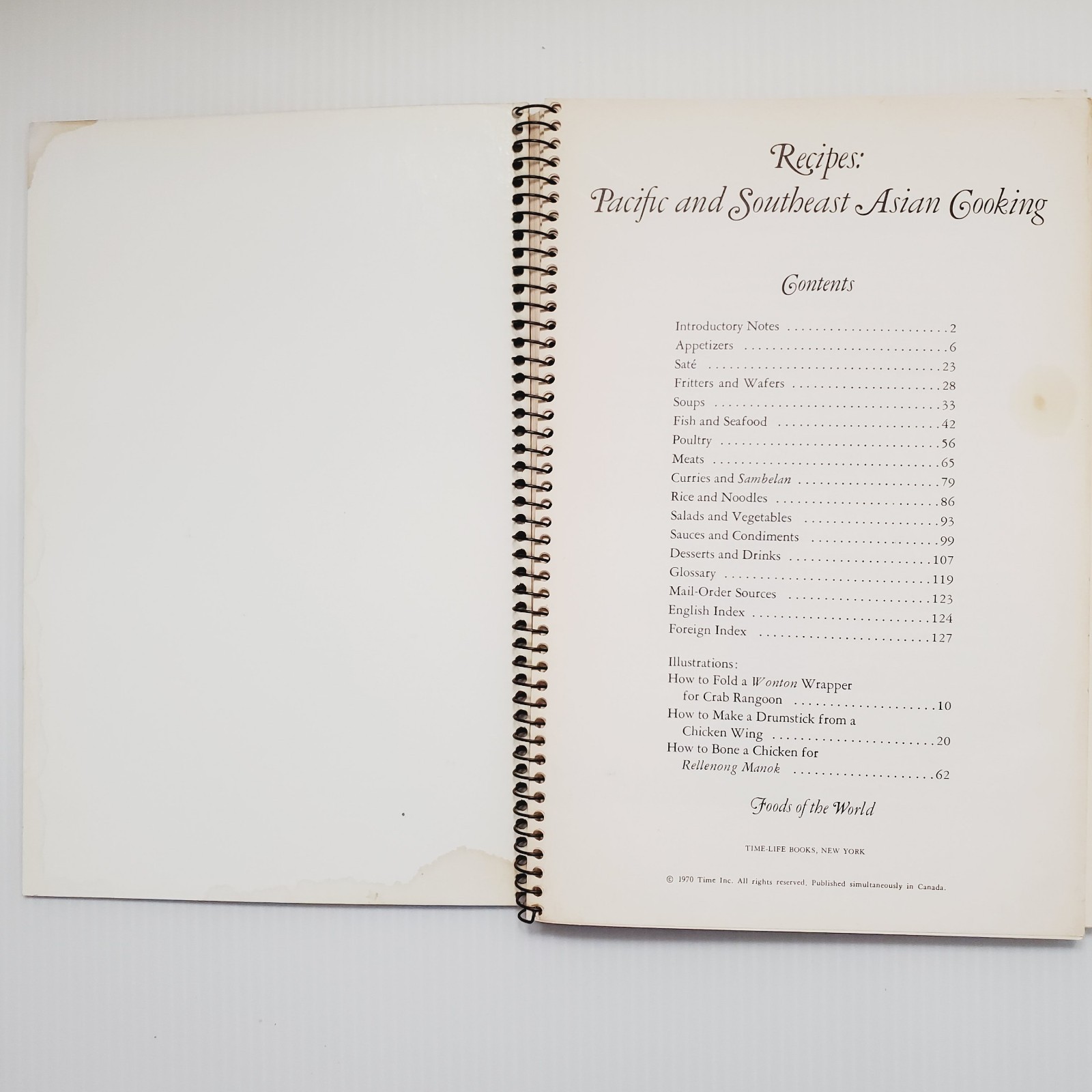 Pacific & Southeast Asian Cooking Time Life Recipes Foods of the World Cookbook