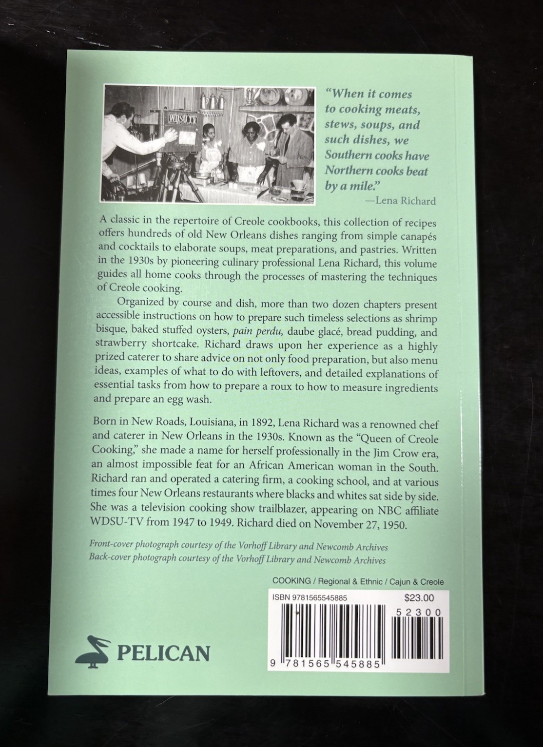 New Orleans Cookbook by Lena Richard