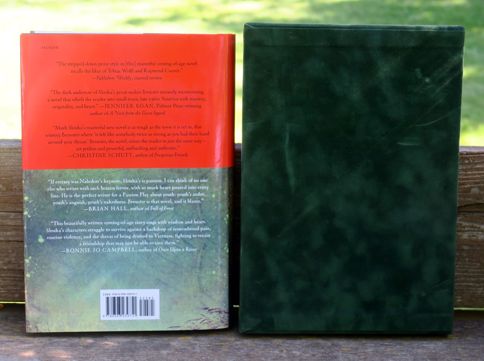 SIGNED 1st Slipcase~ BREWSTER: A NOVEL by Mark Slouka ~ Booklist Editors’ Choice