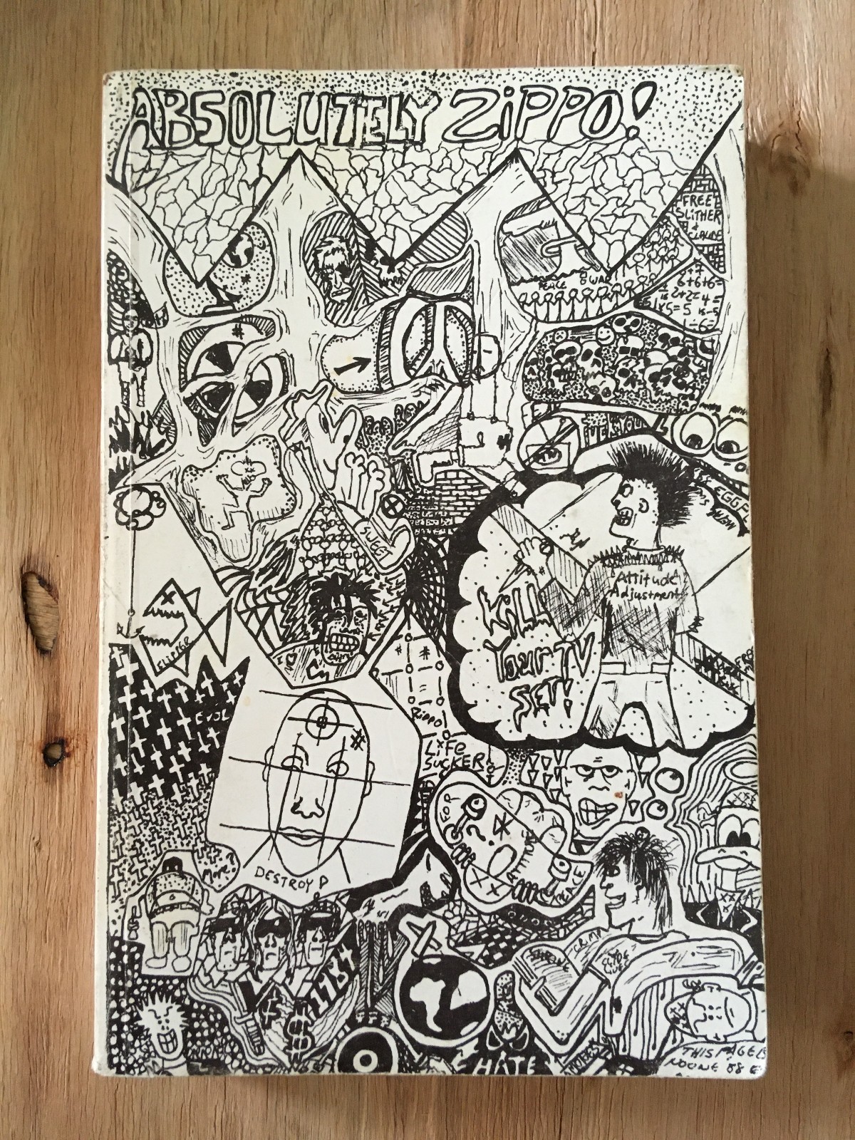 ABSOLUTE ZIPPO: A Fanzine’s Anthology pb Eggplant punk zine Gilman Op Ivy 1st