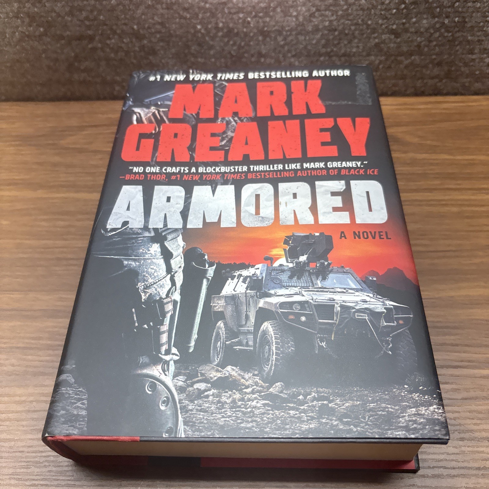 Armored by Mark Greaney – 1st Printing Hardcover Dust jacket Novel Action