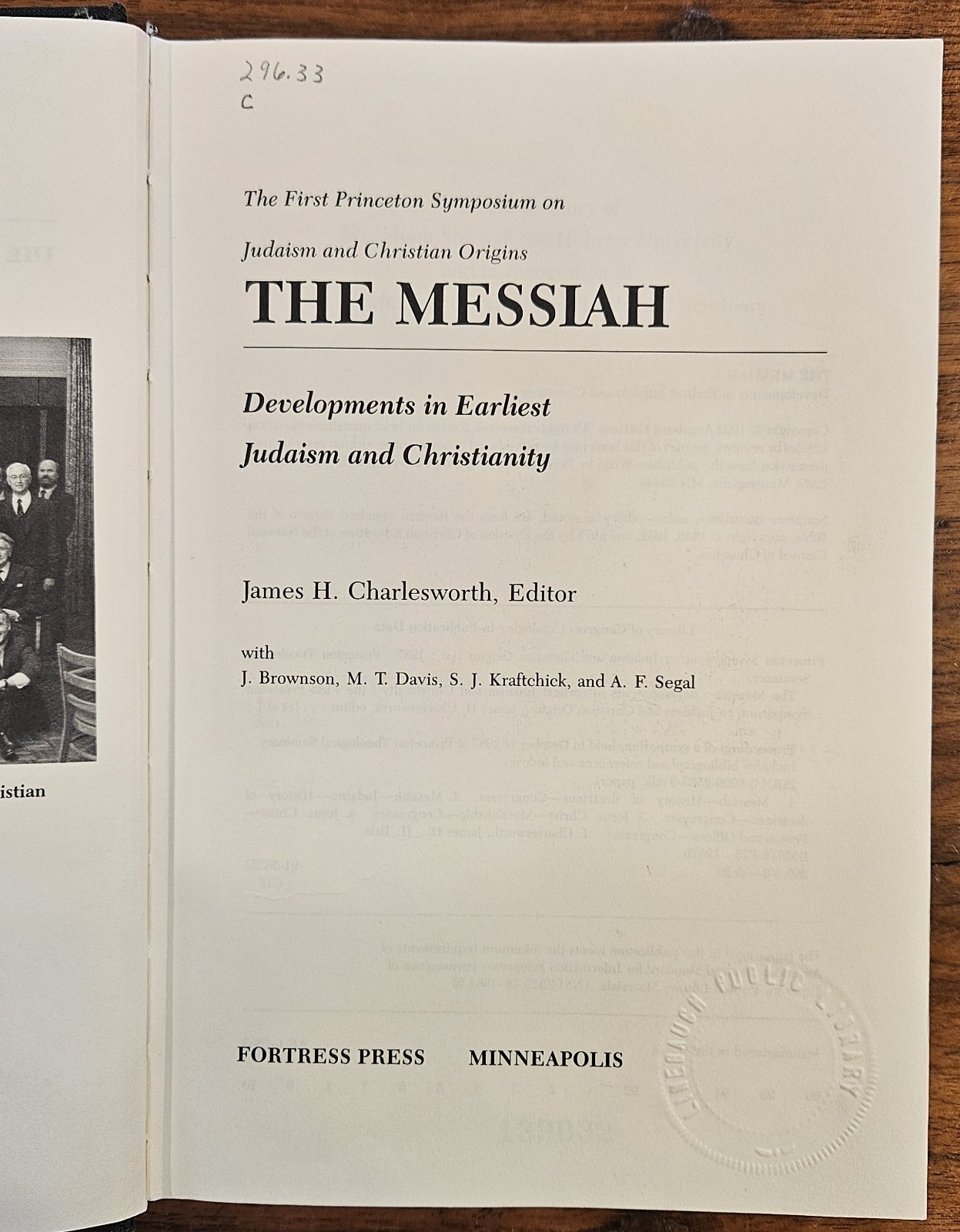 The Messiah by James H. Charlesworth (1992, Hardcover)