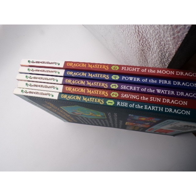 Dragon Masters Books 1-4 & 6 Tracey West Scholastic Branches Paperback Set