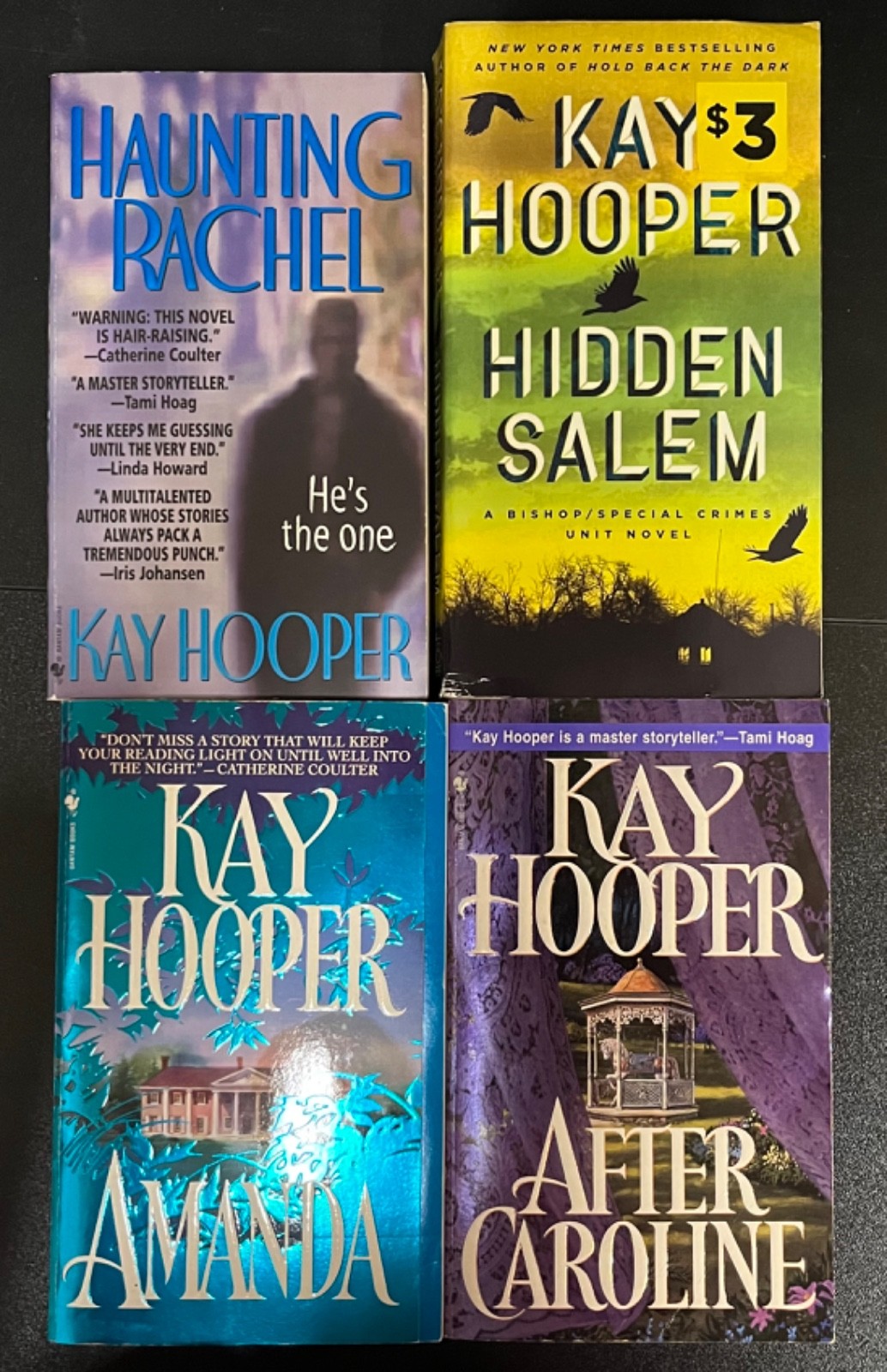 Kay Hooper lot of 12 MMPB includes The First Prophet, Amanda, Hidden Salem