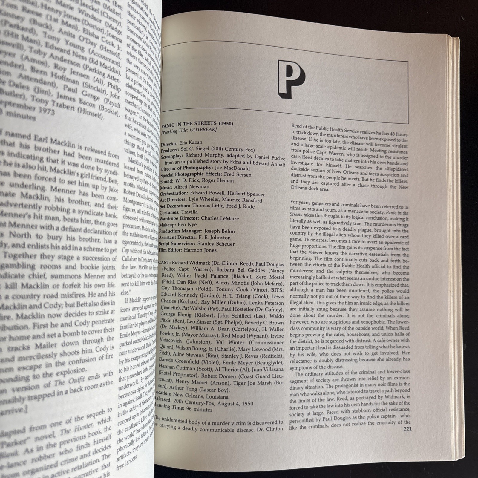 FILM NOIR: AN ENCYCLOPEDIC REFERENCE By Alain Silver and Elizabeth Ward PB 1979