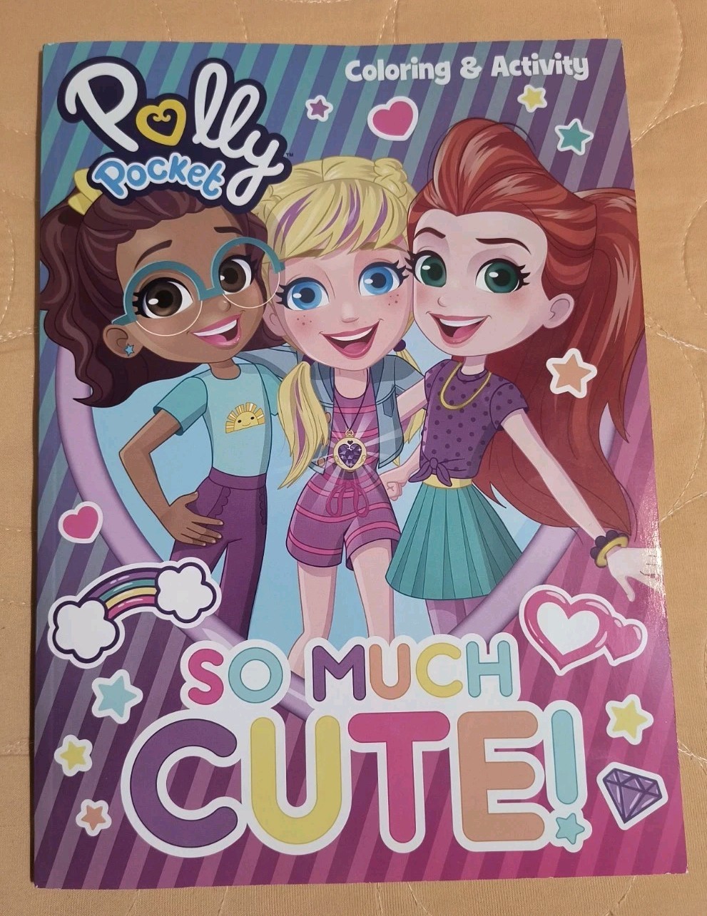 Polly Pocket So Much Cute! Jumbo Coloring and Activity Book Tear/Share Pages🆕