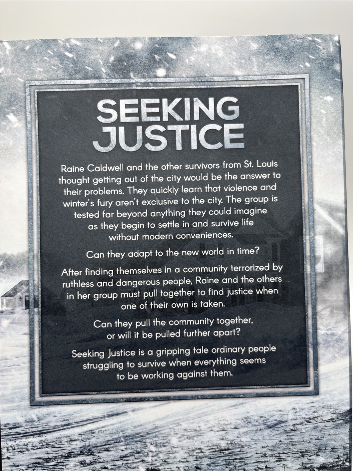 Gateway to chaos book series set of 2- Book 3 Seeking Hope & 4 Seeking Justice