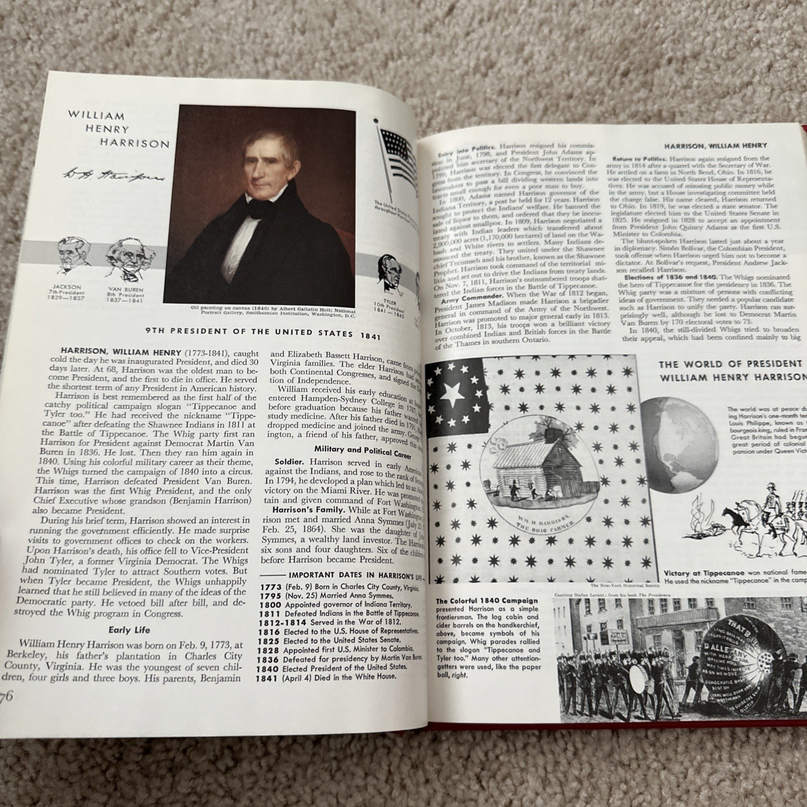 Vtg Presidents Of The United States 1976 World Book Encyclopedia Limited Edition