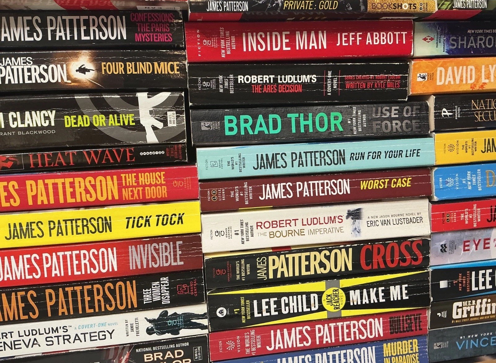 Crime, Mystery, Thriller Paperback Books By Popular Authors ~ You Choose ~ READ