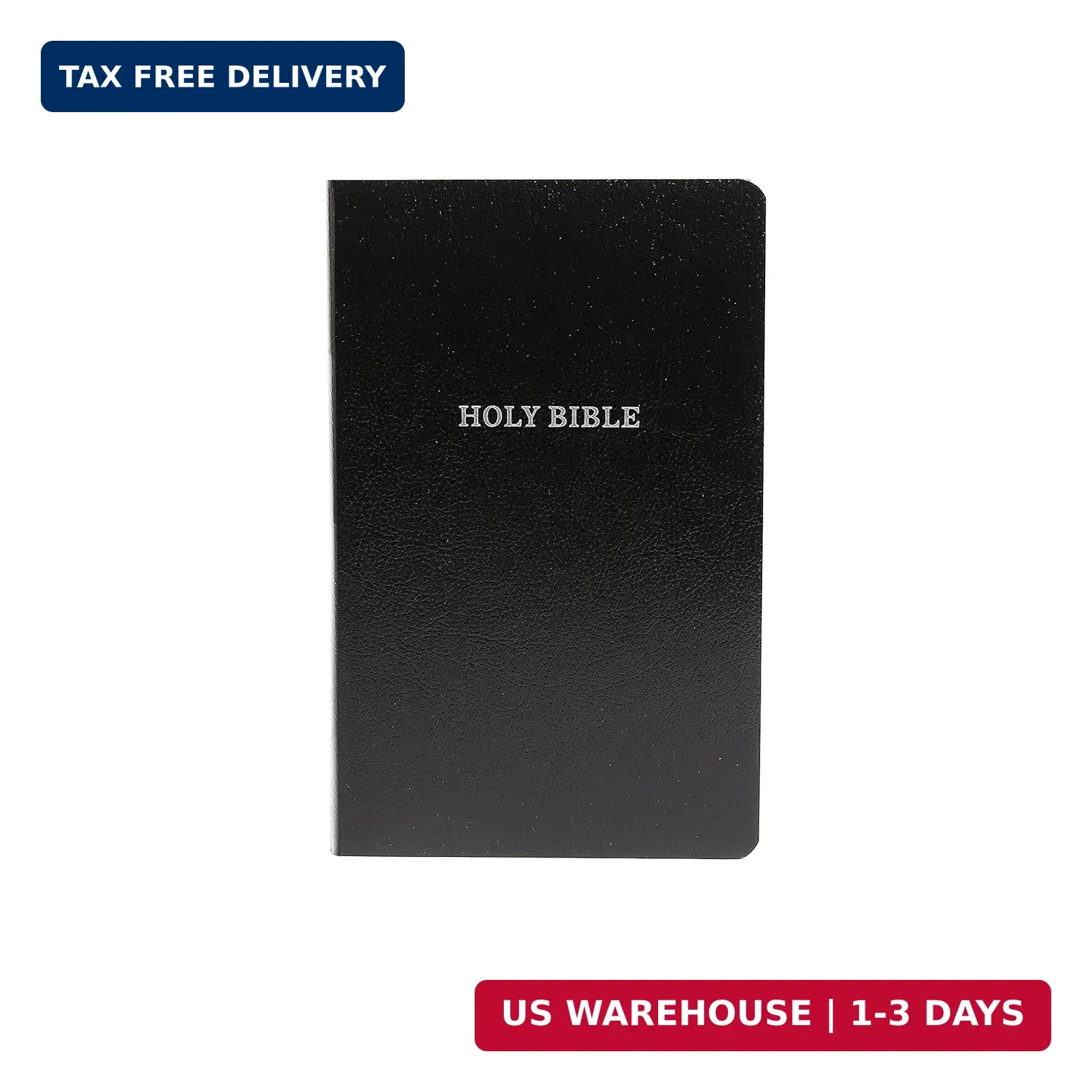 KJV Holy Bible: Gift and Award, Black Leather-Look, Red Letter, Comfort Print: K
