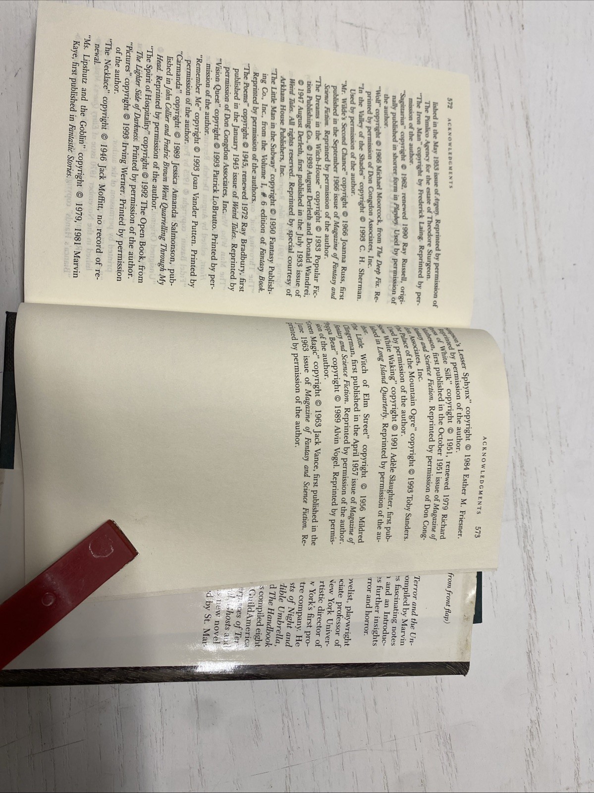 Masterpieces of Terror and the Unknown by Marvin Kaye 1993 Hardcover Dust Jacket