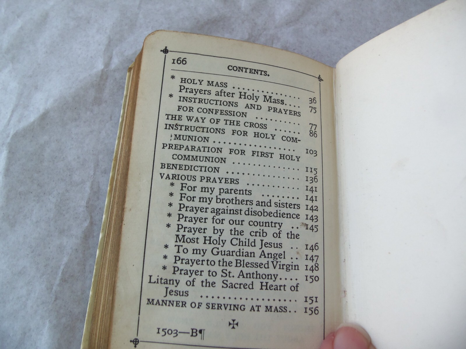Vtg Little Key of Heaven Prayer book 1937! CELLUOID COVER! CRUCIFIX! GILDED