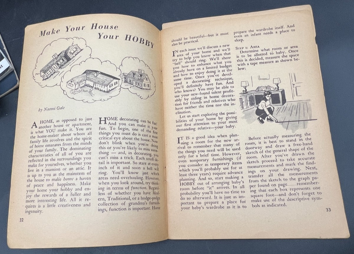 1953 Hobbikrafts for Women Issue No. 1 Magazine