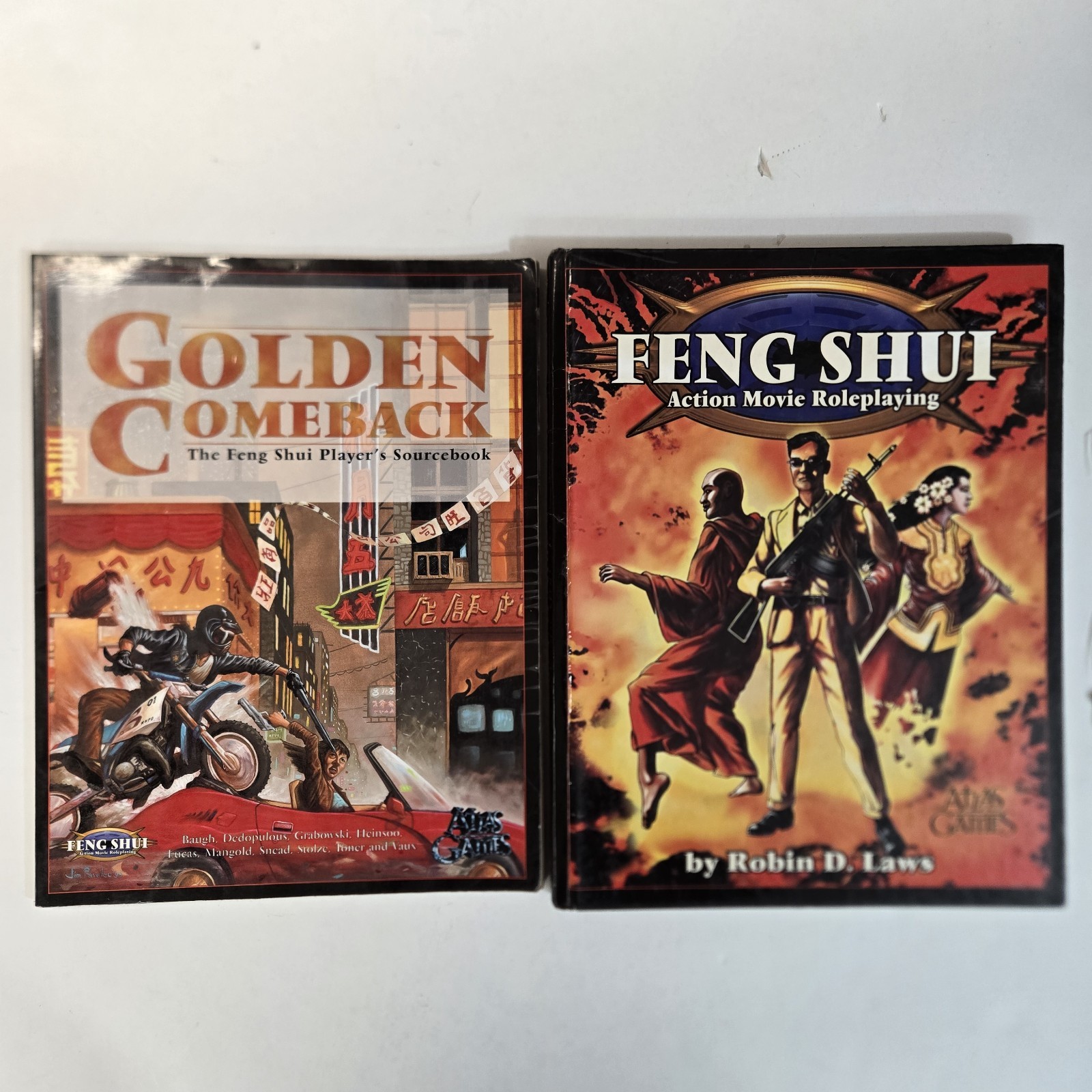 Feng Shui: Action Movie Roleplaying with Golden Comeback Sourcebooks Atlas Games