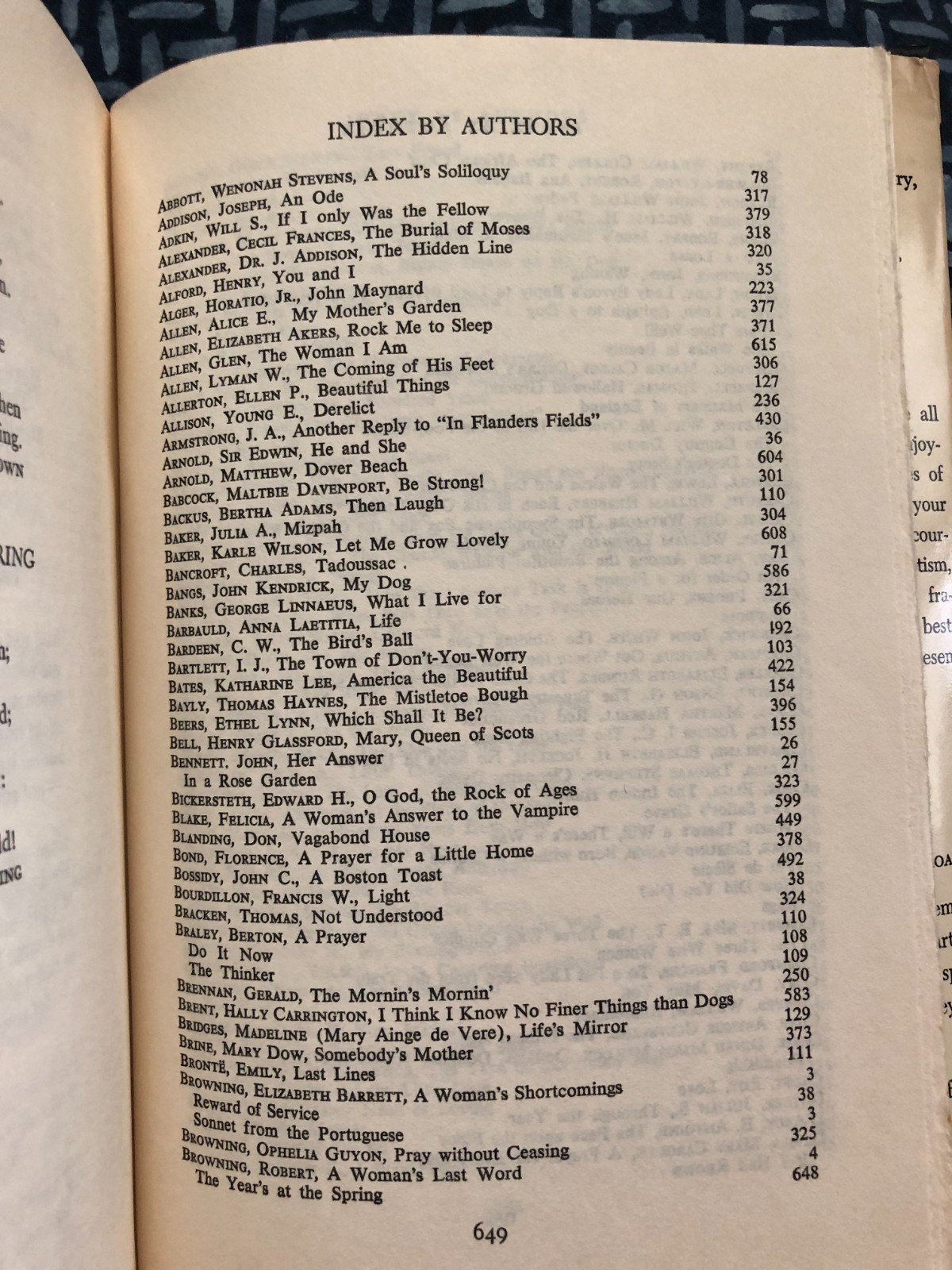 The Best Loved Poems of the American People 1936 Hardcover by Hazel Felleman