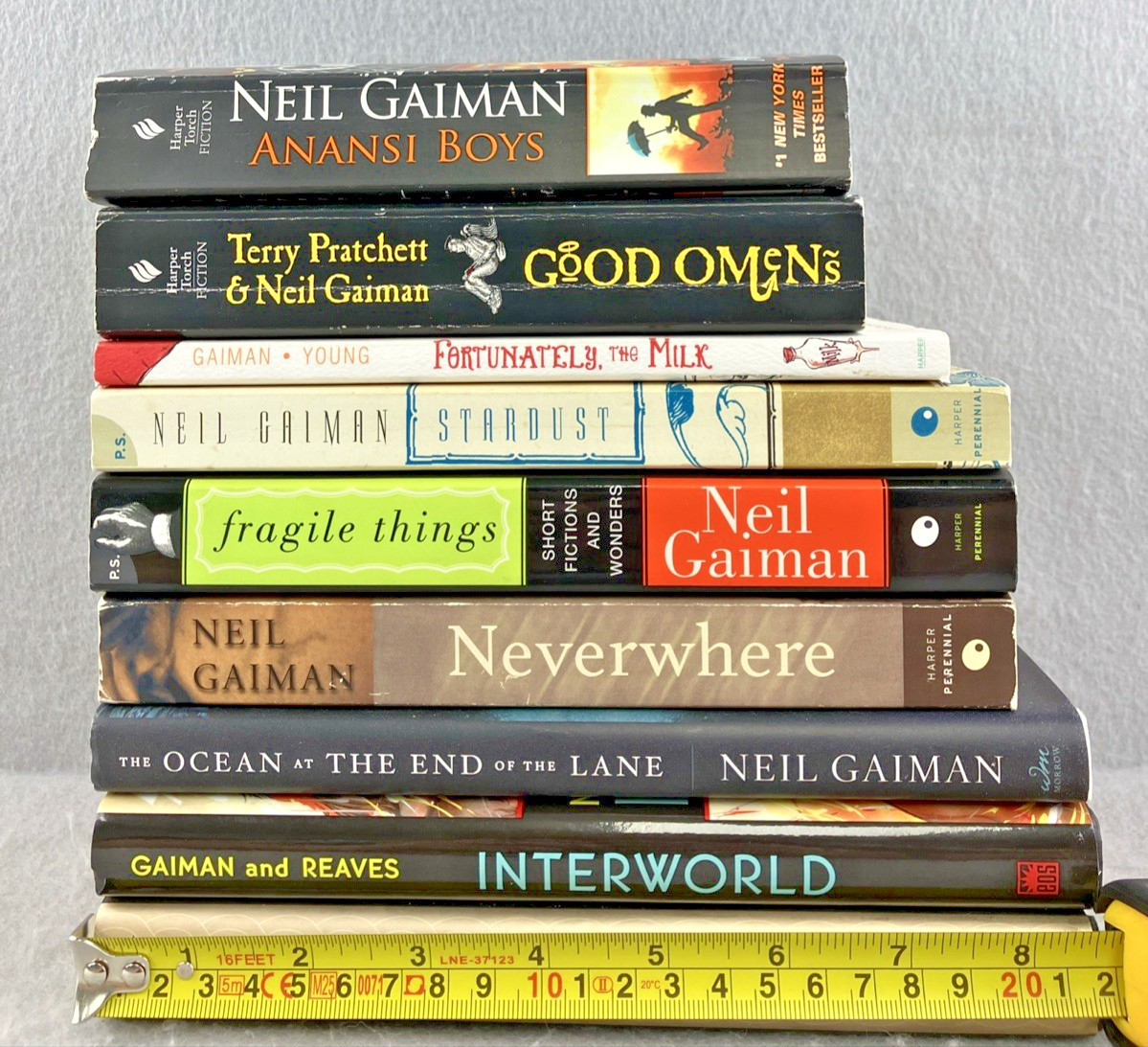 Neil Gaiman Book Lot Mixed Hardcover /Paperback Lot Of 9 Norse Mythology