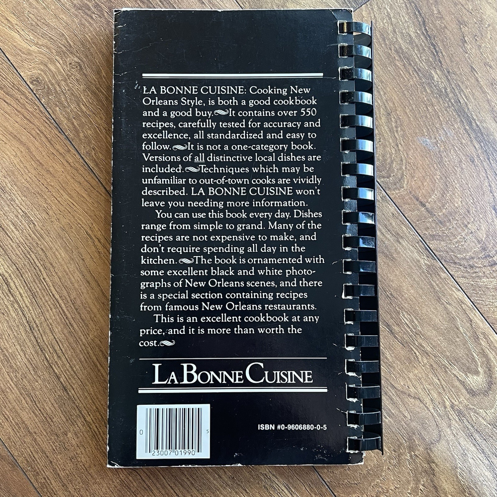 1980s La Bonne Cuisine Cooking New Orleans Style Cookbook Creole Cajun Recipes