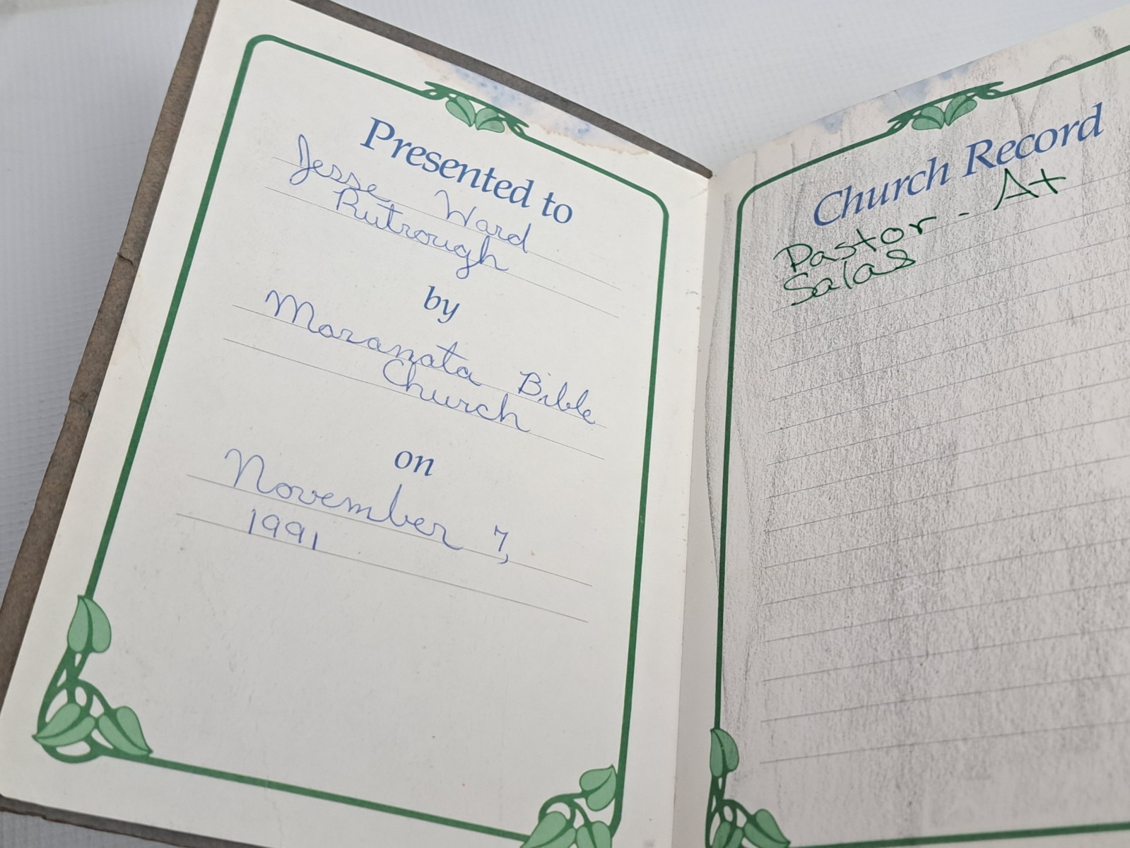 Holy Bible KJV Words of Christ in Red References, Bonded Leather, 1962 Zondervan
