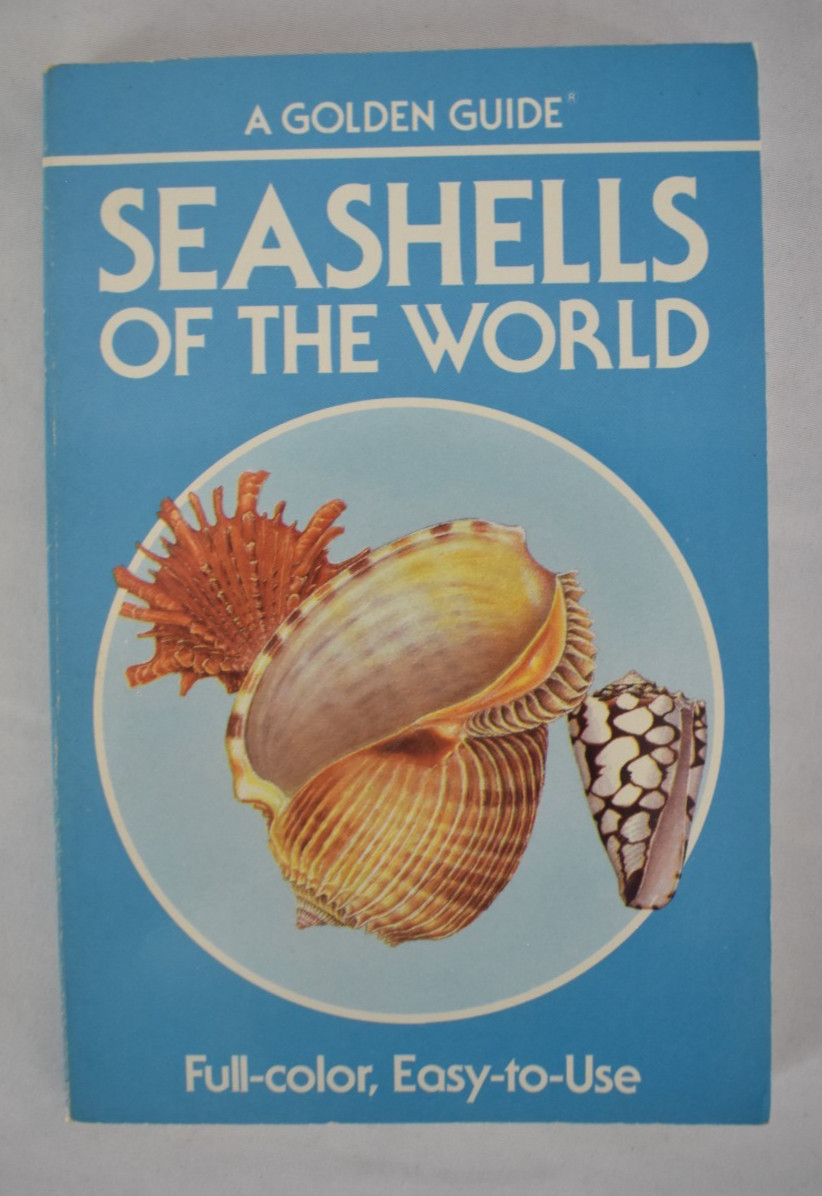 Lot of 2 Golden Guide Seashells of North America the World Vintage 1980s Color