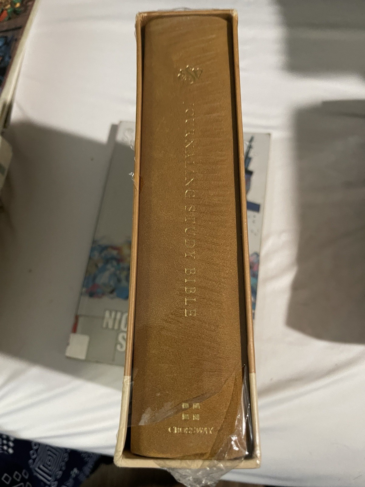 ESV Journaling Study Bible (TruTone Over Board, Nubuck Caramel) by J. I. Packer